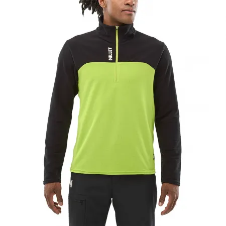 밀레 Ubic Lightgrid 하프 지퍼 플리스 2142283038