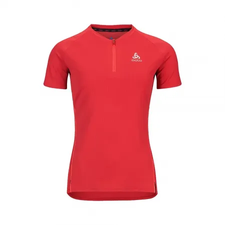 오들로 X-Alp Trail 하프 지퍼 반팔 티셔츠 2142679532