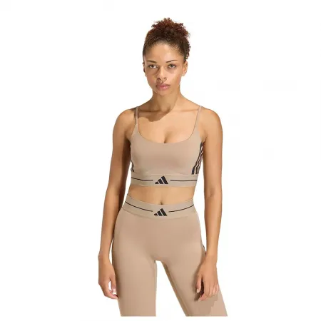 아디다스 Hyperglam 3 Stripes 스포츠 브라 로우 임팩트 2142696101