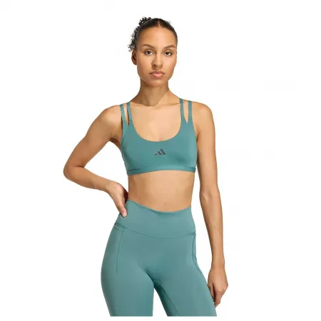 아디다스 Optime Workout Strappy 스포츠 브라 로우 임팩트 2142696569