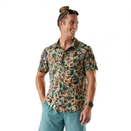 스마트울 에브리데이 Button Down 반팔 등산 스틱로 셔츠 2142876738