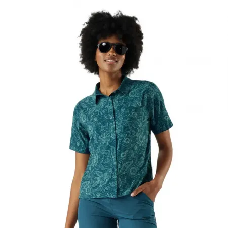 스마트울 에브리데이 Button Down 반팔 등산 스틱로 셔츠 2142876740