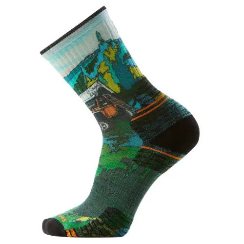 스마트울 Hike Targeted Cushion Trail Trekker Print 크루 양말 2142876804