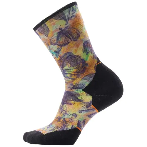 스마트울 트레일 Run Targeted Cushion Floral Party Print 크루 양말 2142876874