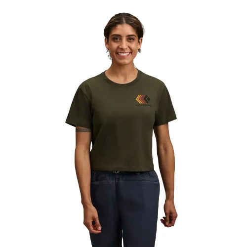 블랙다이아몬드 Faded Crop 반팔 티셔츠 2142903378