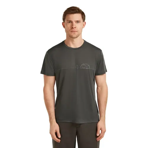 아이스브레이커 메리노 Core Single Line Camp 반팔 티셔츠 2142965225