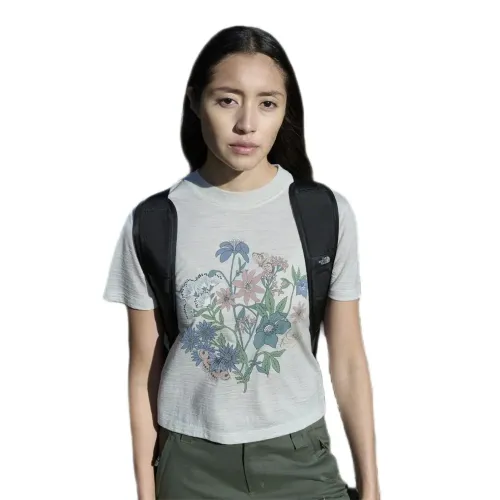 아이스브레이커 메리노 150 Tech Lite Crop NZ Flora 반팔 티셔츠 2143012103