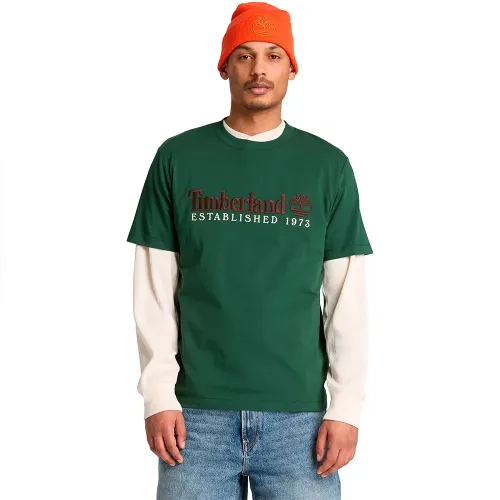 팀버랜드 Established 1973 Embroidered 반팔 티셔츠 2143338928