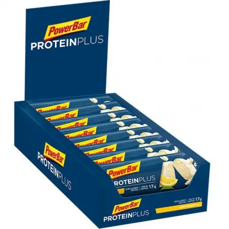 파워바 Plus 30% 단백질 바 상자 레몬 치즈케이크 55g 15 단위 3136133820