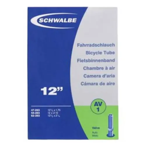 SCHWALBE 12 X 1.75 X 2 1/4 Schrader 내부 튜브 3136349367