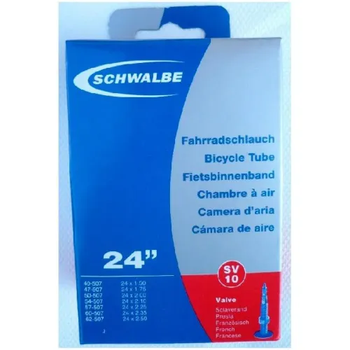 SCHWALBE 24 X 1.50-2.50 Presta 내부 튜브 3136349379