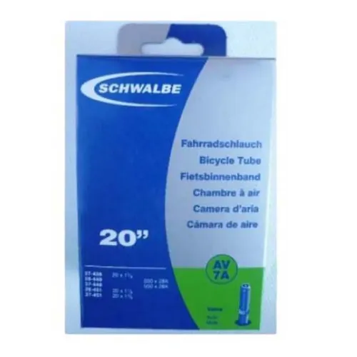 SCHWALBE 500/20 X 1 3/8 Schrader 내부 튜브 3136349393