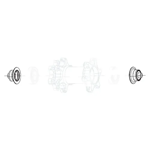ZIPP Front Caps 77 디스크 QR 부싱 3136474319
