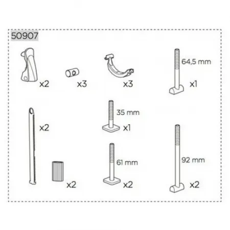 툴레 초기 장착 키트 Pb 591 3136515815