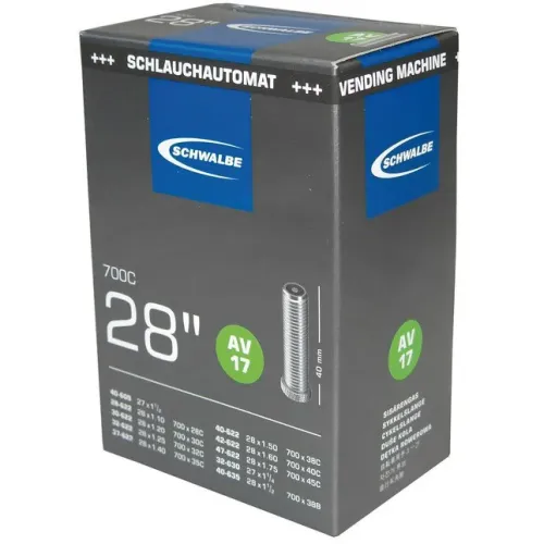 SCHWALBE AV17 In Foil Schrader 내부 튜브 3136846826