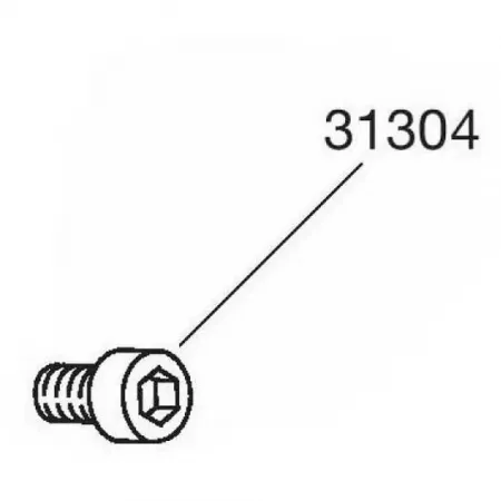 툴레 스크류 M6x16 mm 31304 예비 부품 3136934444