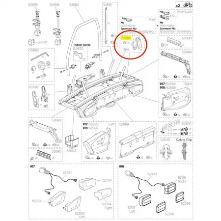 툴레 버클 52682 VeloSpace 917/918 3136934620