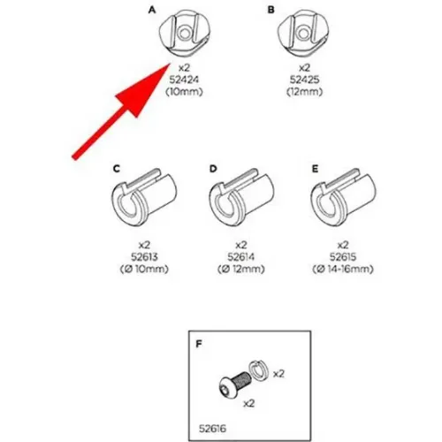 툴레 Packn Pedal Tour 10 mm Blade Helix s 갈고리 3136934858