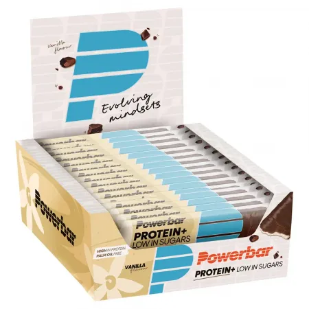 파워바 Plus Low Sugar 30% 단백질 바 상자 바닐라 35g 3136964416