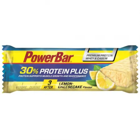 파워바 Plus 30% 단백질 바 레몬 치즈케이크 55g 3136985273