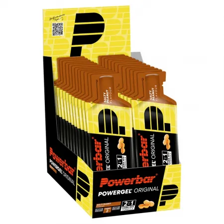 파워바 Powergel Original 에너지 젤 상자 땅콩 41g 24 단위 3137102893