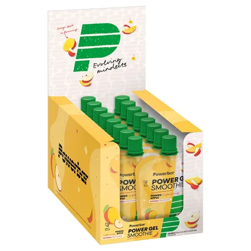 파워바 파워젤 Smoothie 에너지 젤 상자 망고와 사과 90g 16 단위 3137102898