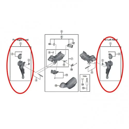 시마노 Lever Left 4700 담요 3137149692