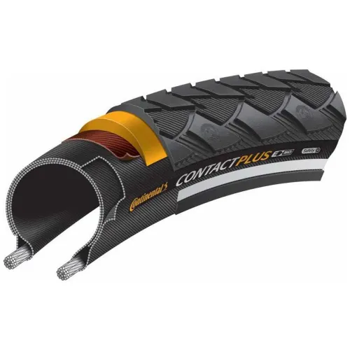 CONTINENTAL Contact Plus Reflective 26in x 1.75 도시의 견고한 자전거 타이어 3137172162