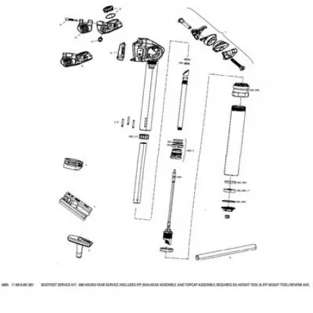 락샥 600 Hours Reverb AXS Clamp 서비스 키트 3137383798