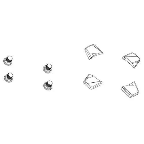 스램 Crank Chainring Bolt Kit 4-Arm Long 체인링 나사 세트 3137388261