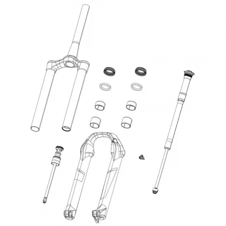 락샥 Fork Damper Assembly Remote Charger2 RLC 업그레이드 키트 3137601920