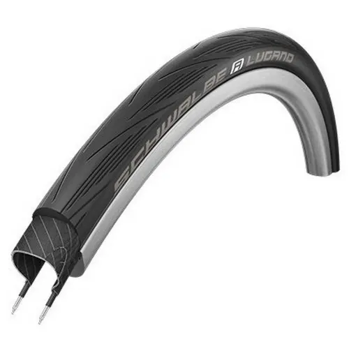 SCHWALBE Lugano II 엔듀라nce Reinforced 700C x 25 견고한 로드 자전거 타이어 3137653930