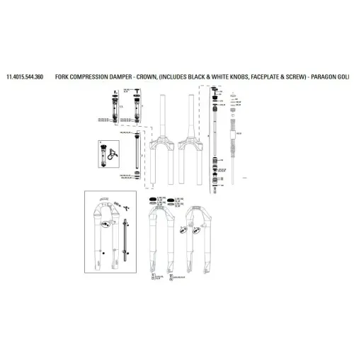 락샥 금 압축 댐퍼 크라운/Paragon A1 3137670275