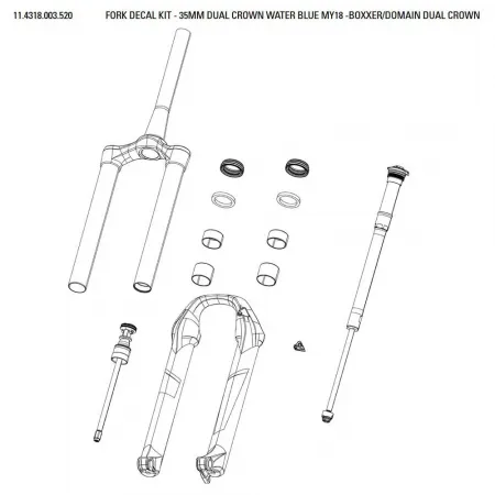 락샥 Dual Crown 데칼 키트 3137670512