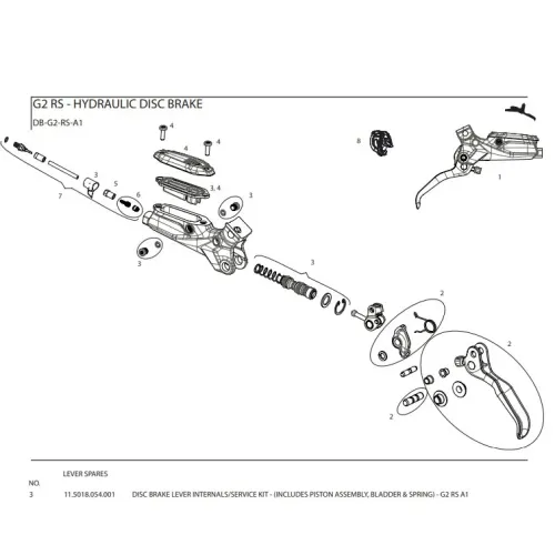 락샥 G2 RS A1 서비스 키트 3137670517