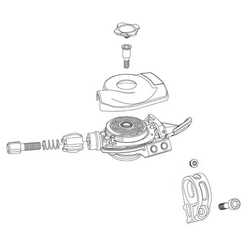 스램 GX Eagle Right Black Shift Lever Trigger Cover Kit 커버 캡 3137670639