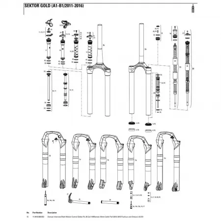 락샥 Sektor RL 26in 140 mm PushLoc 봄의 내부 3137782097