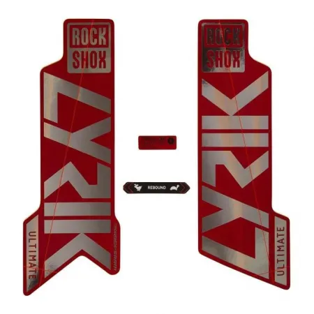 락샥 Lyrik Ultimate 27.5in/29in 2021 Red Lowers 데칼 키트 3137795688