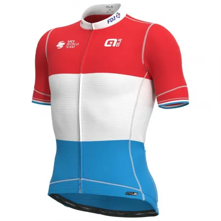 ALE Groupama FDJ 2021 Luxembourg Champion PR-S 반팔 져지 3137947046