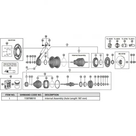 시마노 SG-C6061-8CD 내부 조립 3137974306