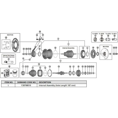 시마노 SG-C6061-8CD 내부 조립 3137974306
