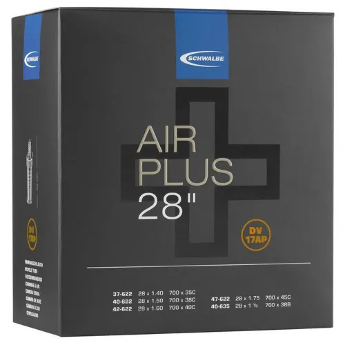 SCHWALBE AV17AP Air Plus Dunlop 40 mm 내부 튜브 3138018001