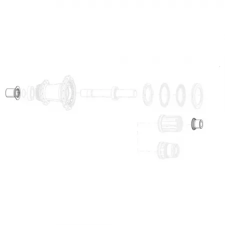 스램 Zipp Cognition V2 XDR/11s 리어 허브 엔드 캡 3138283244