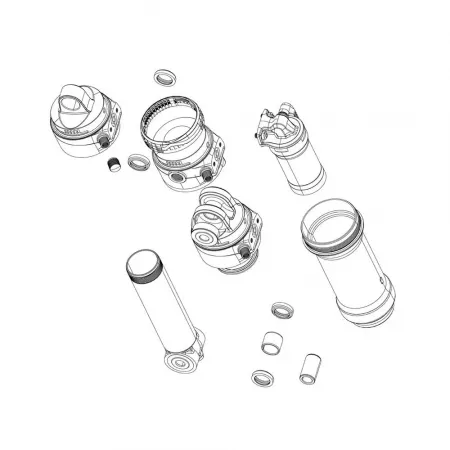 락샥 Deluxe RL/RT B1/Deluxe Select C1/Deluxe Select Plus B2-C1 2023+ 57.5-65 mm 리어 쇼크 댐퍼 키트 3138692050