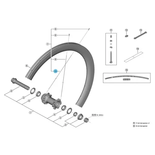 시마노 WH-R9270-C50-TL-F 스포크 3138733799