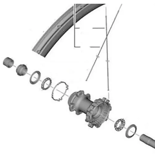 시마노 WH-R9270-C50-TU-R Left 잠금 너트 3138733808