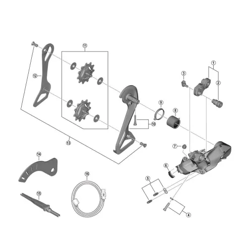 시마노 RD-R9250 드레일러 행어 키트 3138779582