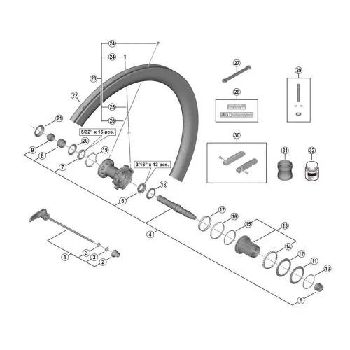 시마노 WH-R9200-C50-TU-R Stop 반지 3139017757