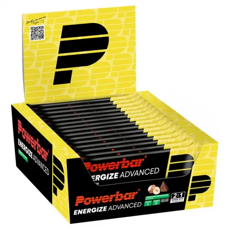 파워바 Energize Advanced 에너지 바 상자 헤이즐넛 초콜릿 55g 15 단위 3139705193