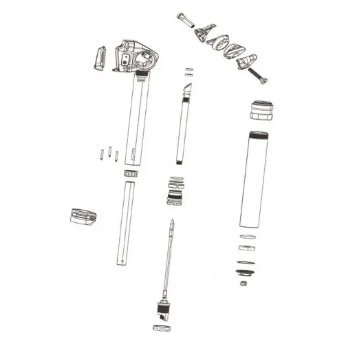 스램 Reverb XPLR AXS 27.2 2022+ 용 원통형 스페이서 키트 3 단위 3139754137